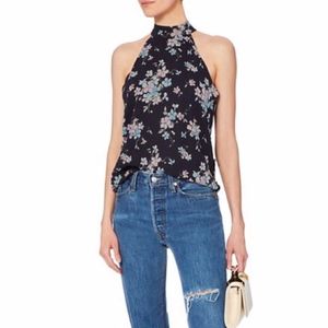 Intermix Yasmin Silk Floral Sleeveless Top